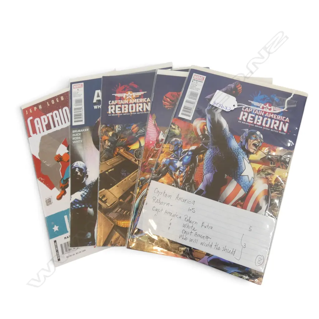 MARVEL CAPTAIN AMERICA REBORN 1-5 + 3 EXTRA Image 1++