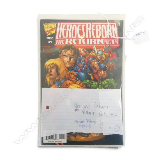 MARVEL HEROES REBORN THE RETURN 1-4