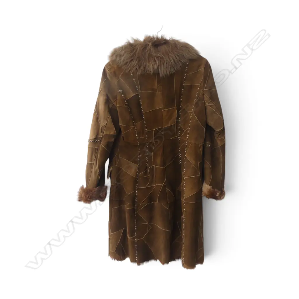 PATCHWORK FUR COAT Image 1++