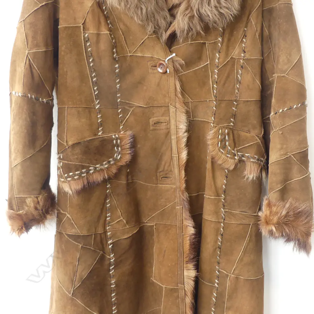 PATCHWORK FUR COAT Image 1++