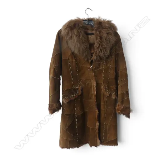 PATCHWORK FUR COAT