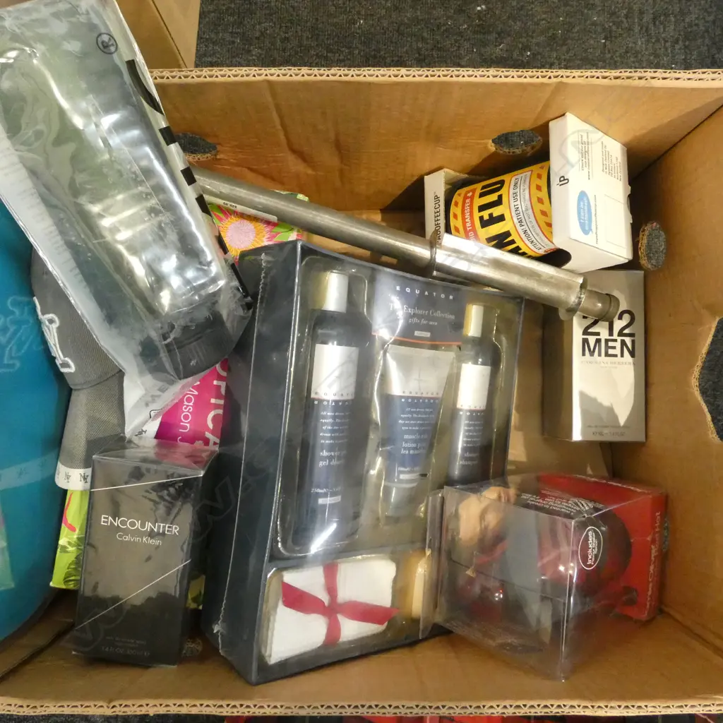 ASST. ITEMS; PERFUMES, HAT ETC Image 1++