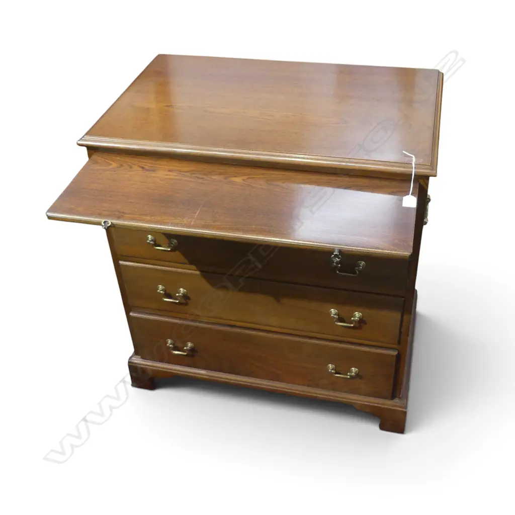 MODERN MAHOGANY BACHELOR'S CHEST 760x470x820mm Image 1++