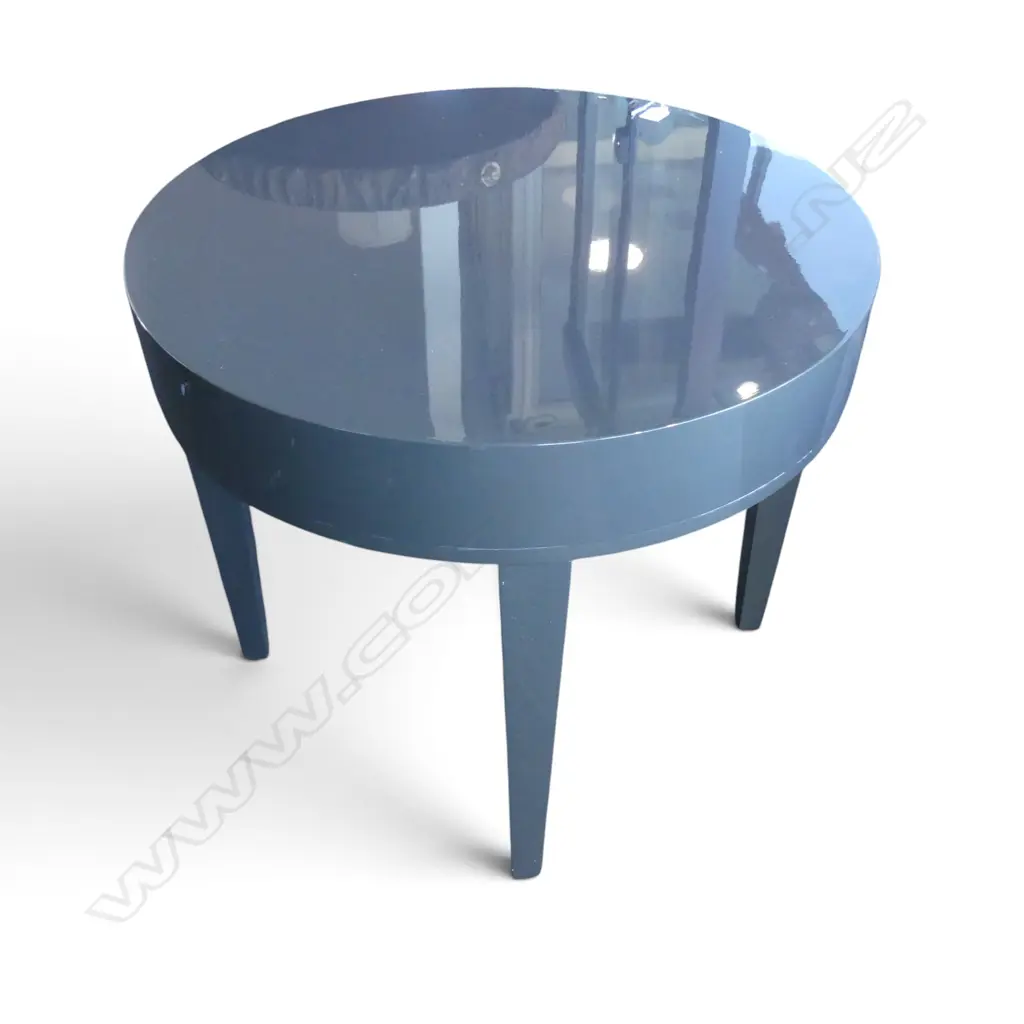 CONTEMPORARY ACRYLIC SIDE TABLE H.600mm, 700mm dia Image 1++