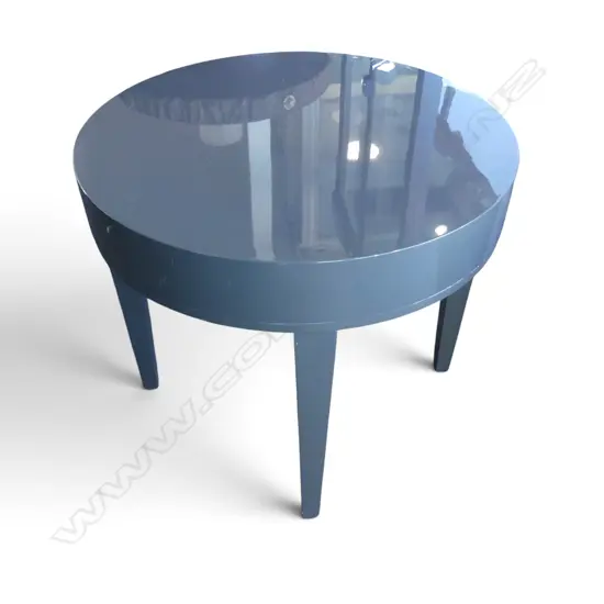 CONTEMPORARY ACRYLIC SIDE TABLE H.600mm, 700mm dia