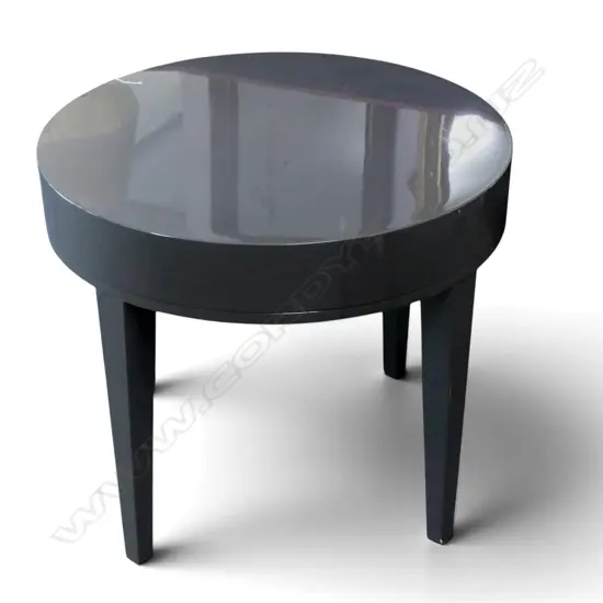CONTEMPORARY ACRYLIC SIDE TABLE H.600mm, 700mm dia