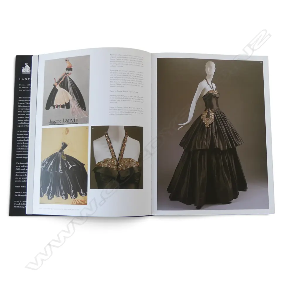 LANVIN BY DEAN L. MERCERON, RIZZOLI 2007 310x240mm Image 1++