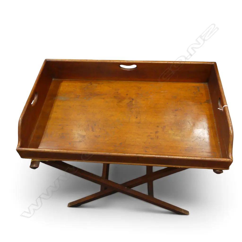 WOODEN TRAY TABLE 765x450x790mm Image 1++