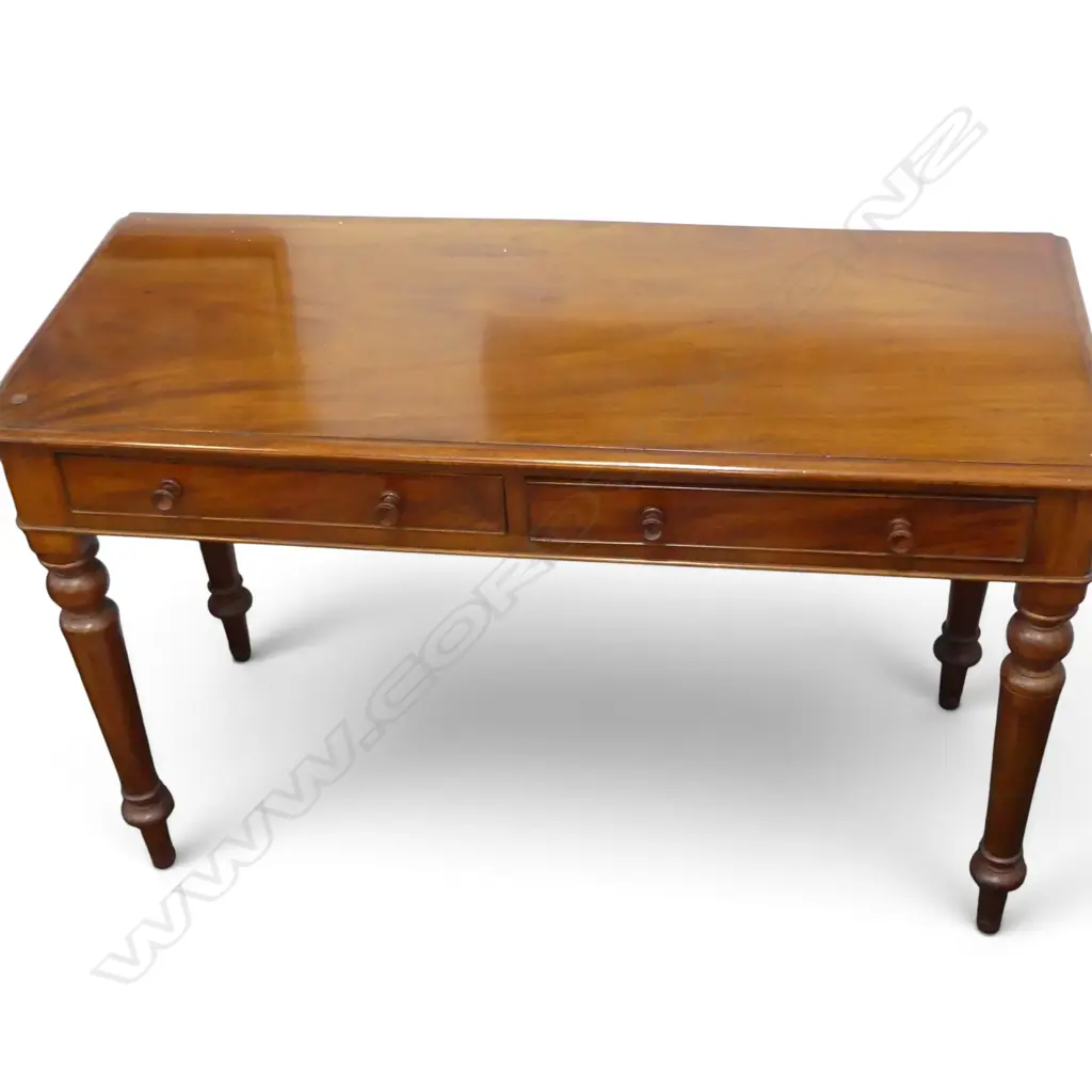 ANTIQUE MAHOGANY DESK 1180x500x730mm Image 1++