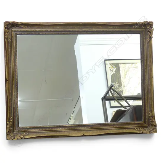 GILT FRAMED MIRROR 1000 x 800mm