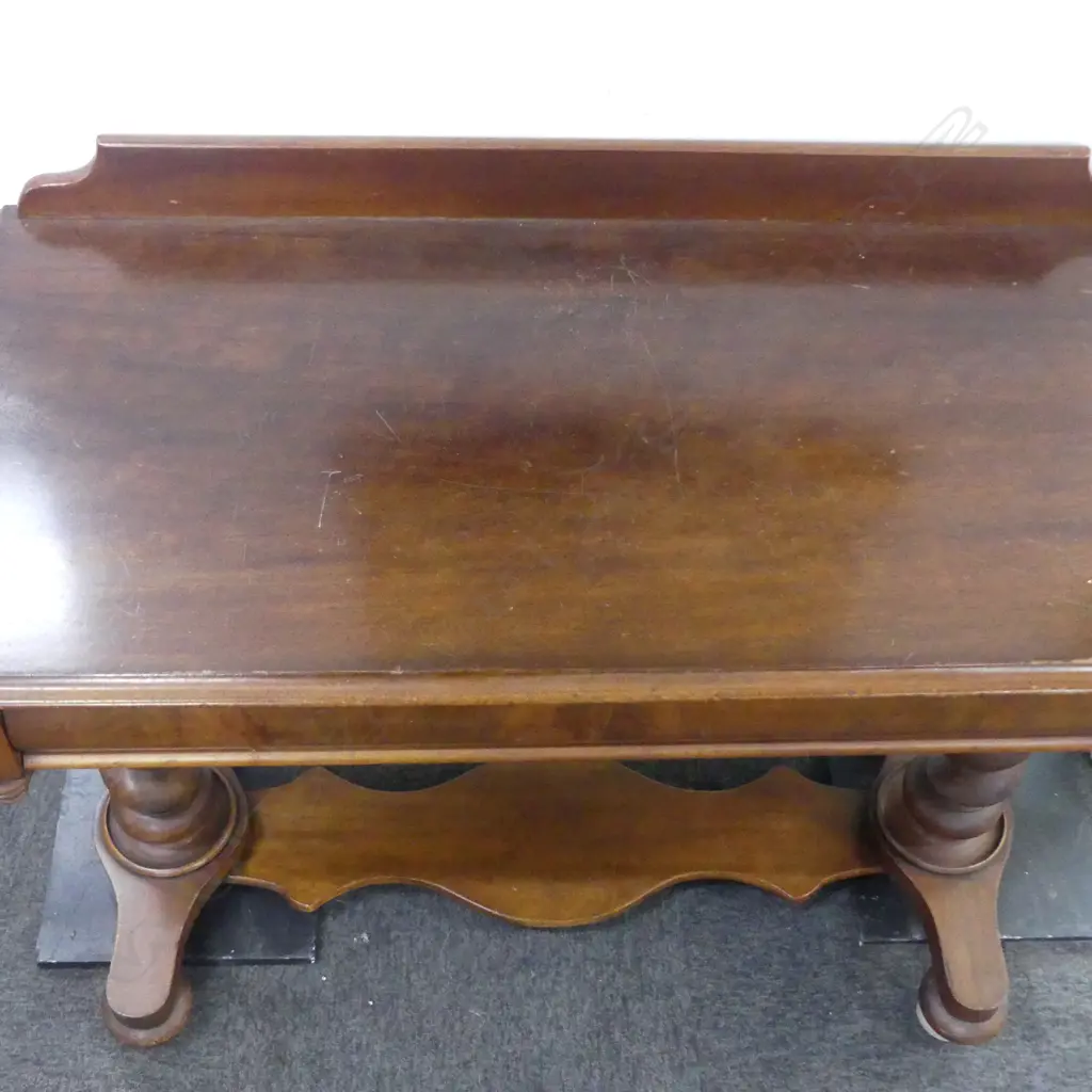 VICTORIAN MAHOGANY WASH STAND 1050x500x810mm Image 1++