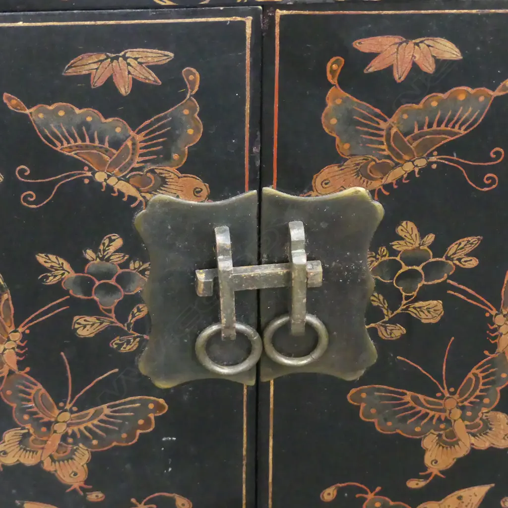 CHINESE LACQUER CABINET H 595X320X400MM Image 1++