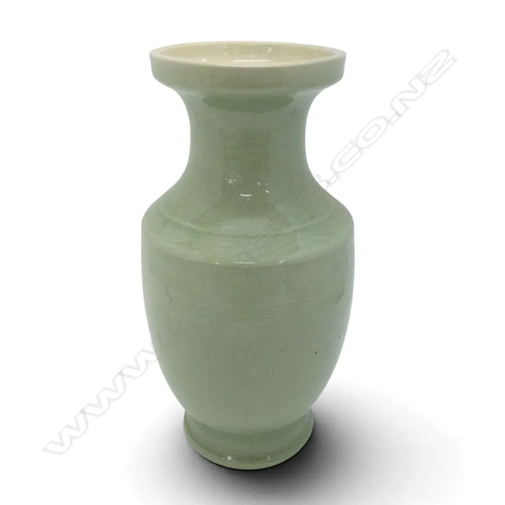 ORIENTAL CRACKLE GLAZE VASE H.365mm Image 1++