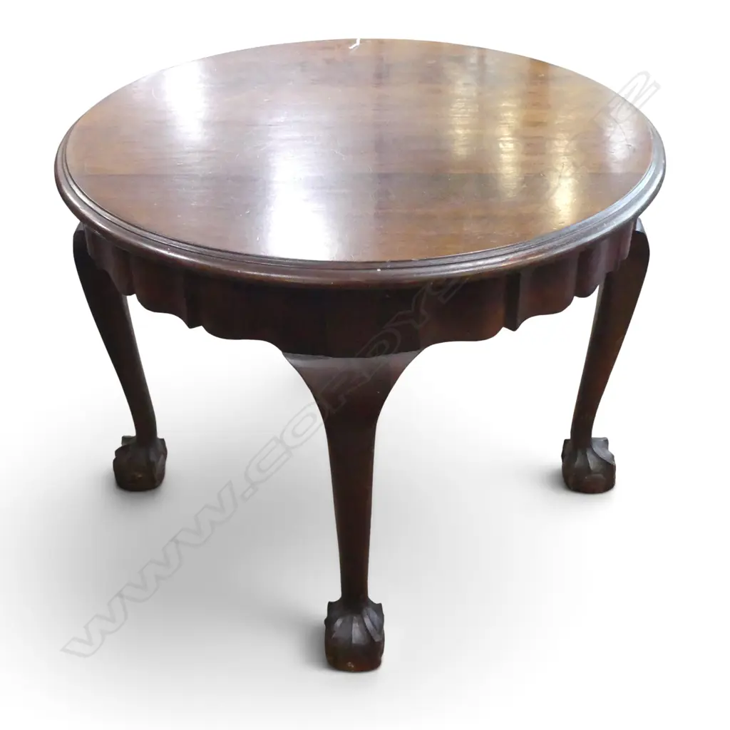 MAHOGANY SIDE TABLE H.535mm, 700mm dia Image 1++