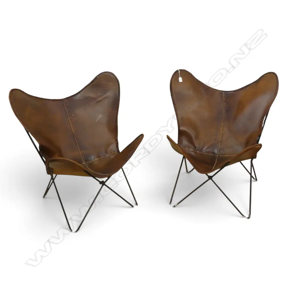 PR LEATHER BUTTERFLY CHAIRS Image 1++