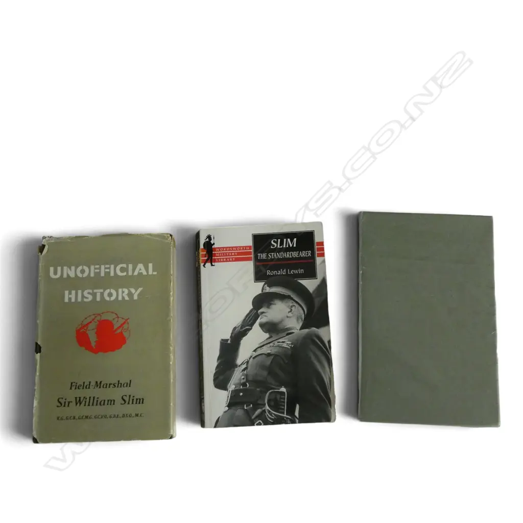 3 BOOKS ON FIELD MARSHAL SIR WILLIAM SLIM Image 1++