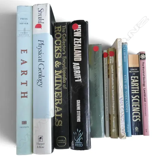11 ASST. BOOKS ON GEOLOGY