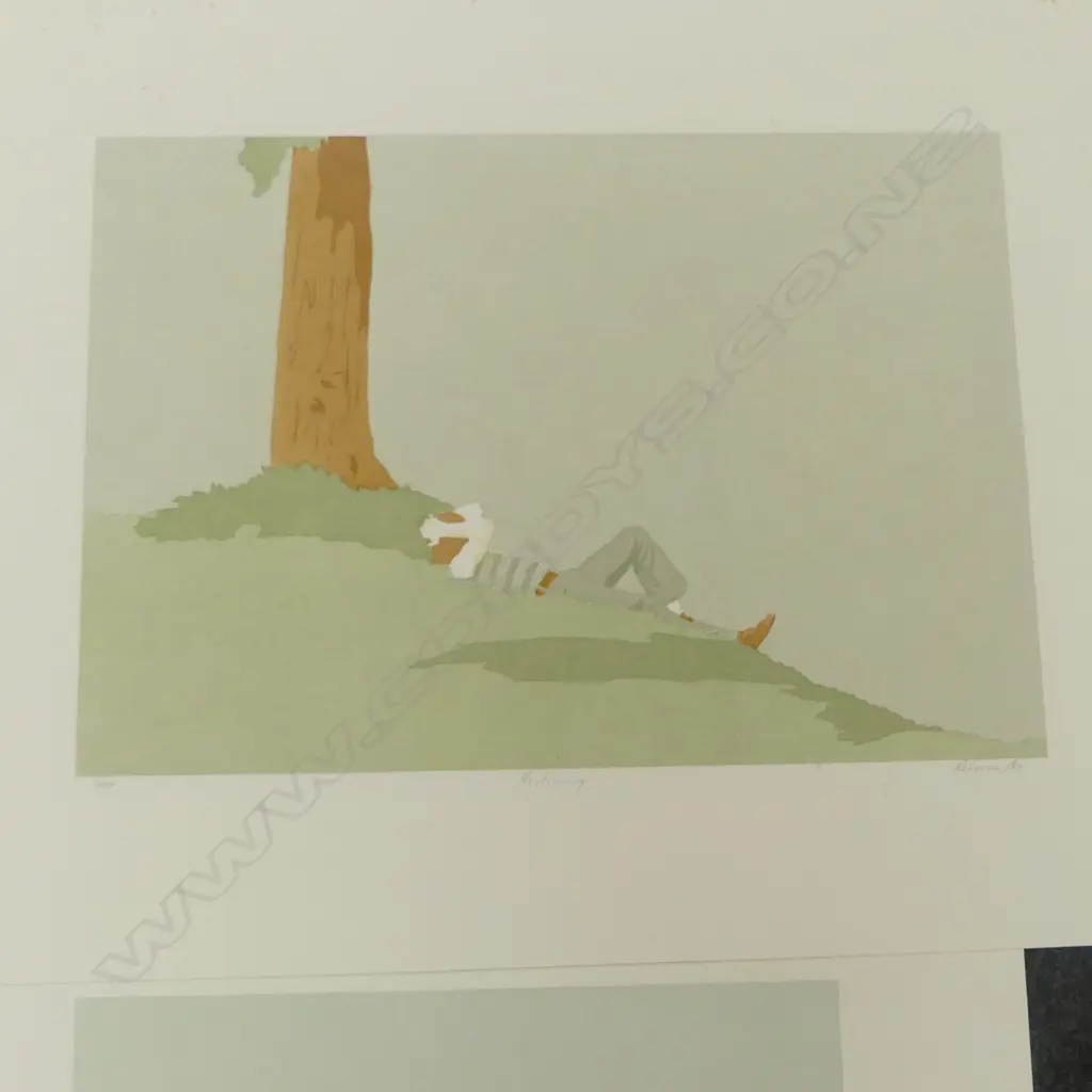 COLLECTION OF 5 NUMBERED SCREEN PRINTS SIGNED REBECCA DAWSON Image 1++