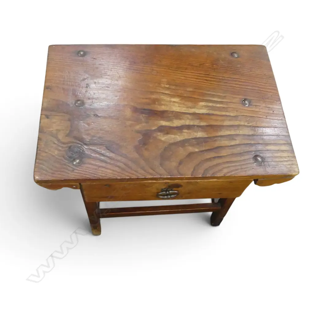 ANTIQUE SIDE TABLE w. DRAWER 660x440x550mm Image 1++