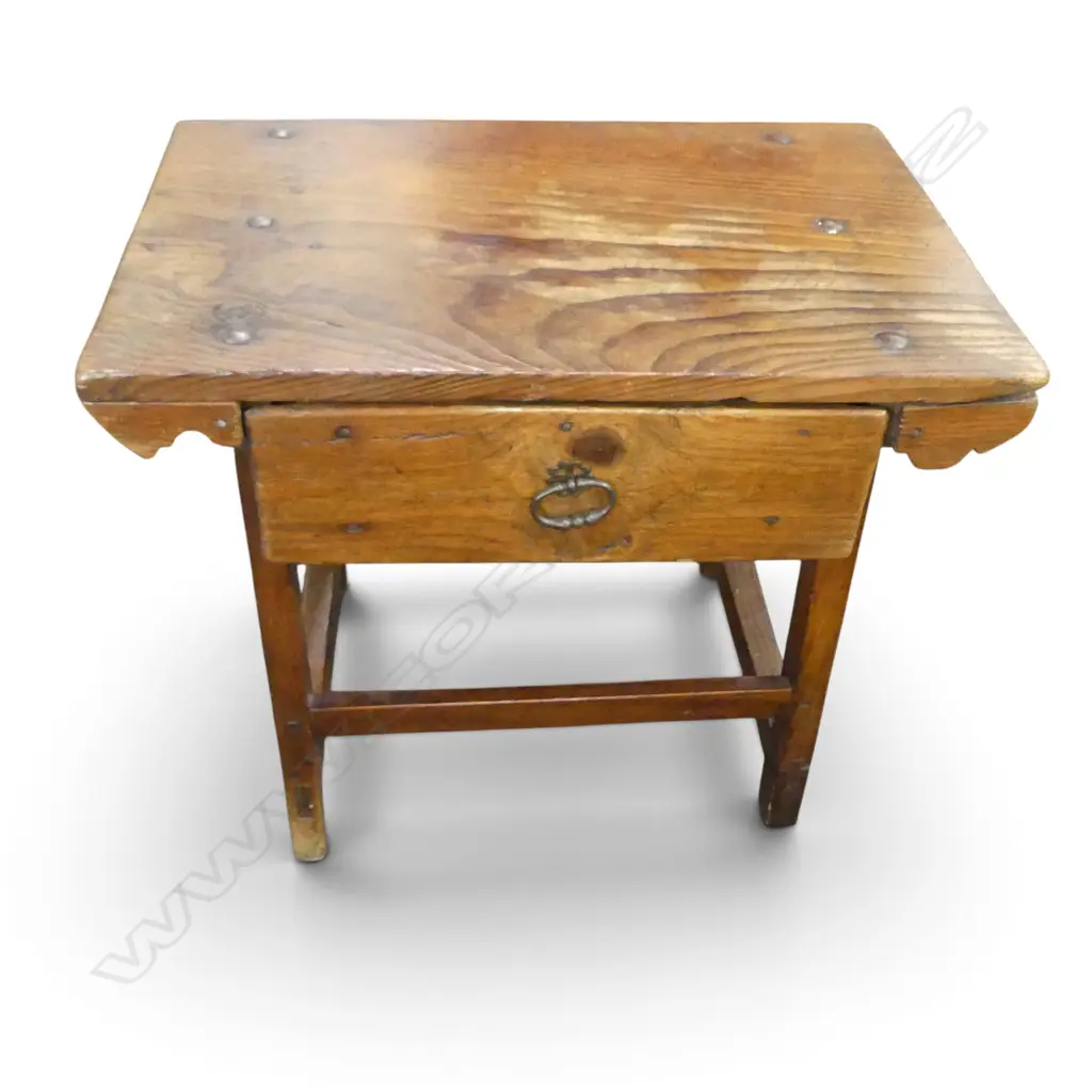 ANTIQUE SIDE TABLE w. DRAWER 660x440x550mm Image 1++