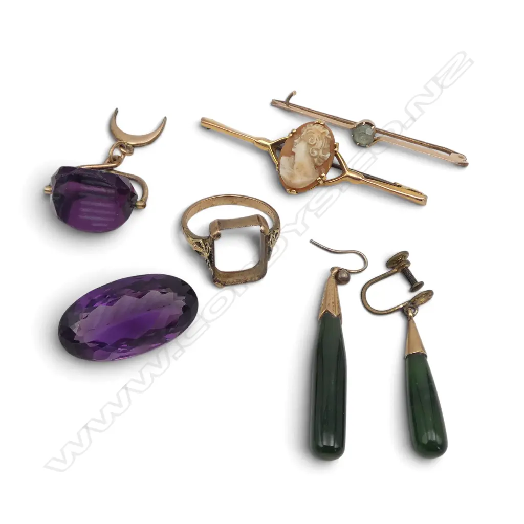 ASSTD BROKEN 9CT GOLD PIECES 7.13gms Image 1++