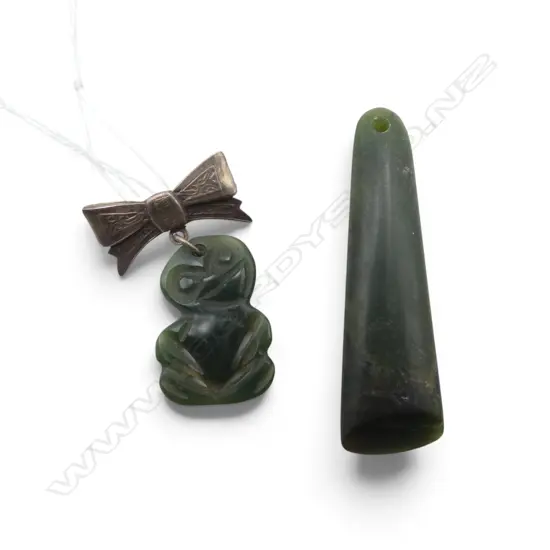 POUNAMU TIKI & PENDANT L.65mm