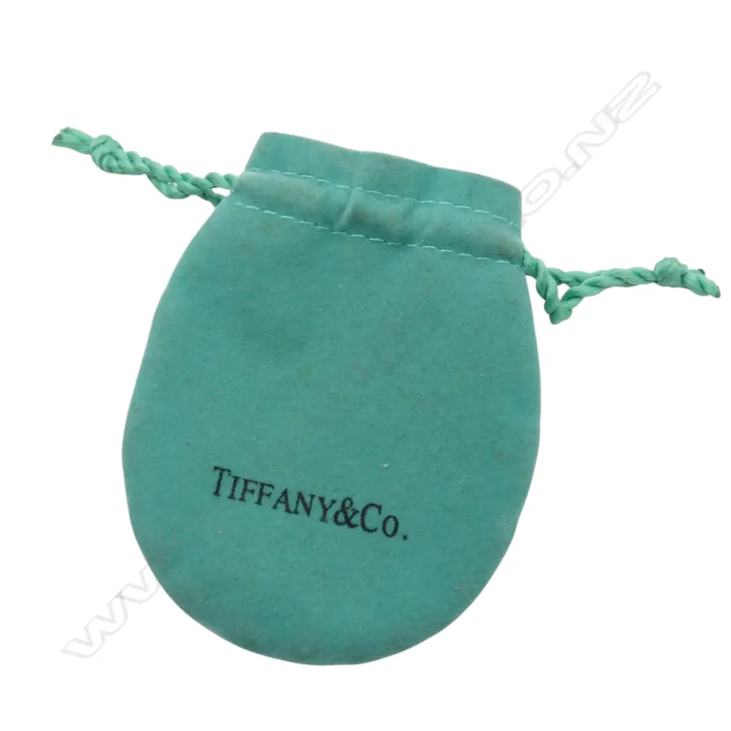TIFFANY & CO S/SILVER & MIDNIGHT TITANIUM RING 10.1GMS Image 1++