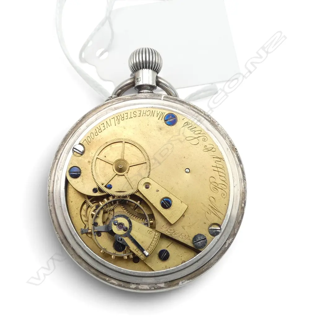 STG SILVER POCKET WATCH Image 1++