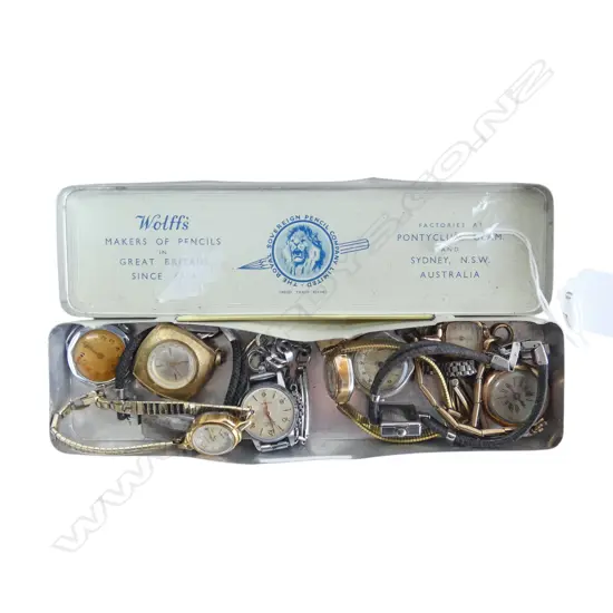COLLECTION OF 11 VINTAGE LADIES WRISTWATCHES SOME AF
