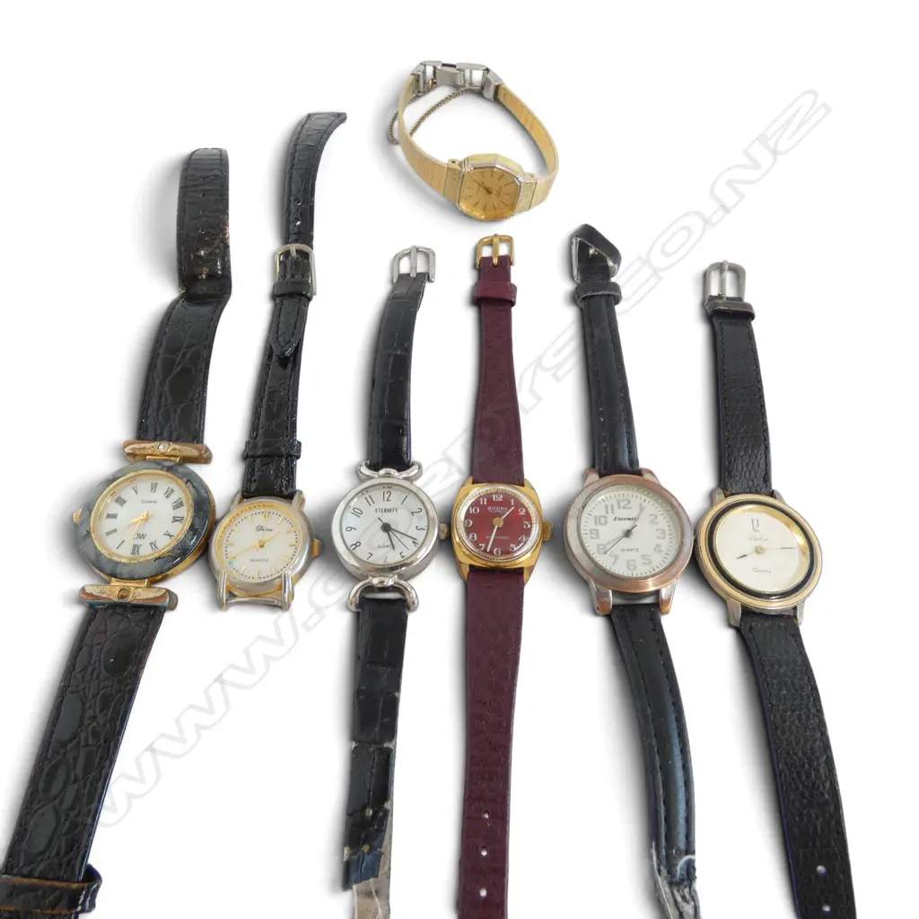 COLLECTION OF 7 VINTAGE LADIES WRISTWATCHES various conditions Image 1++