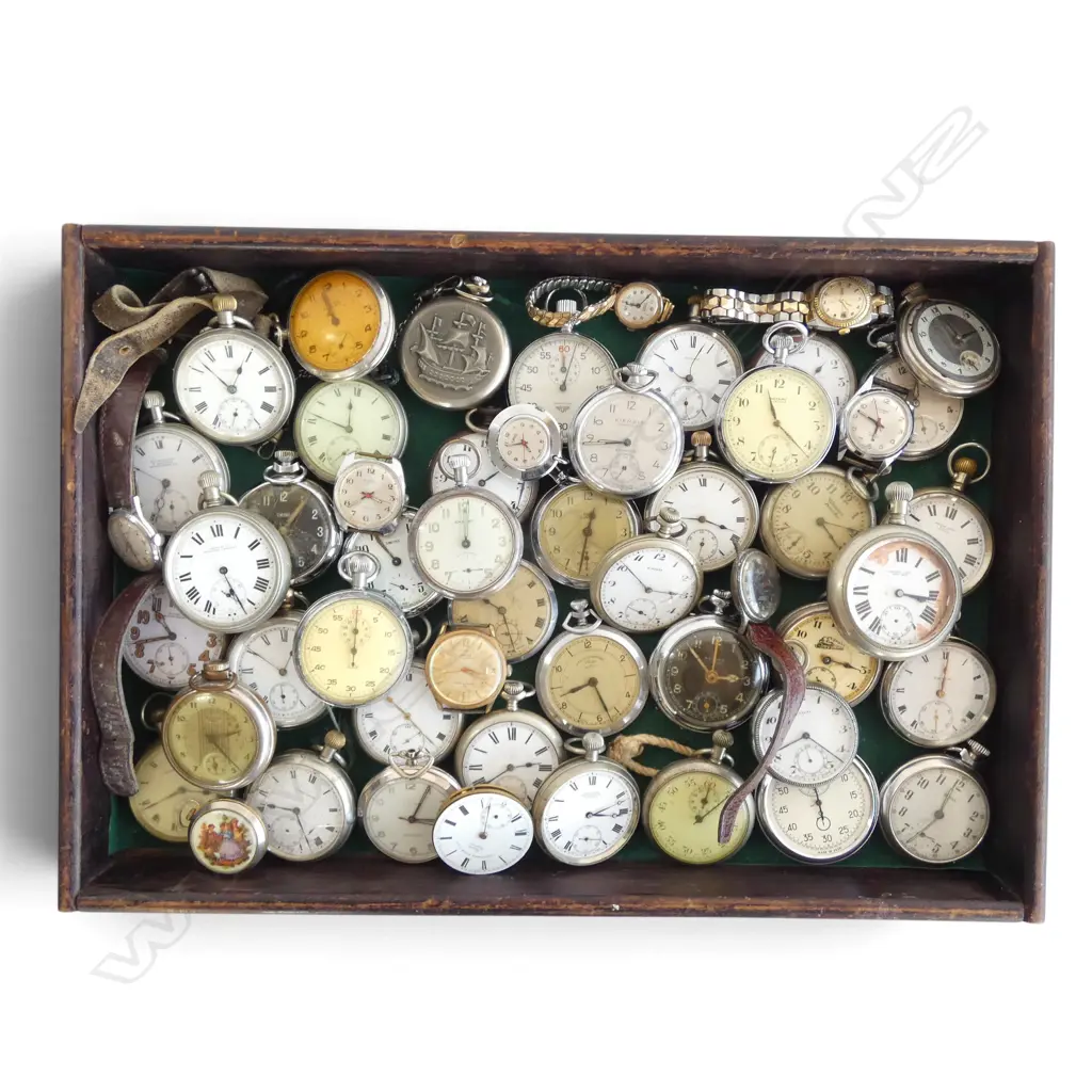 ASST. POCKET & WRIST WATCHES ETC Image 1++