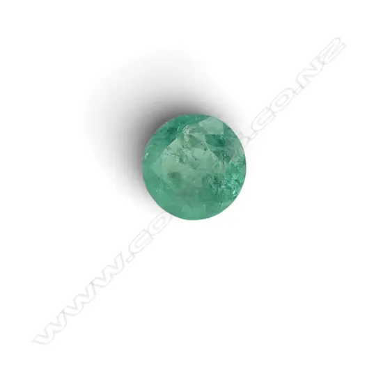 LOOSE ROUND CUT EMERALD, 0.70ct