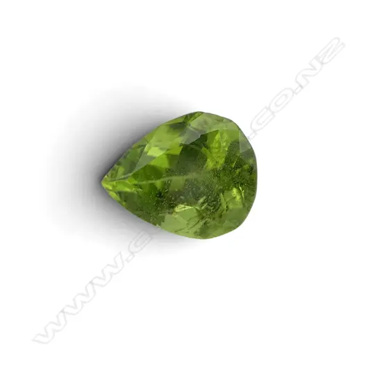 LOOSE PEAR CUT PERIDOT, 2.73ct