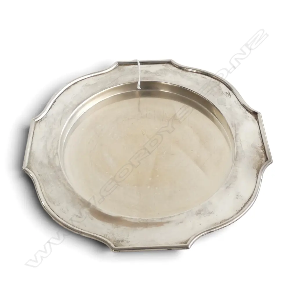 CONTINENTAL SILVER TRAY W.280mm 533gms Image 1++