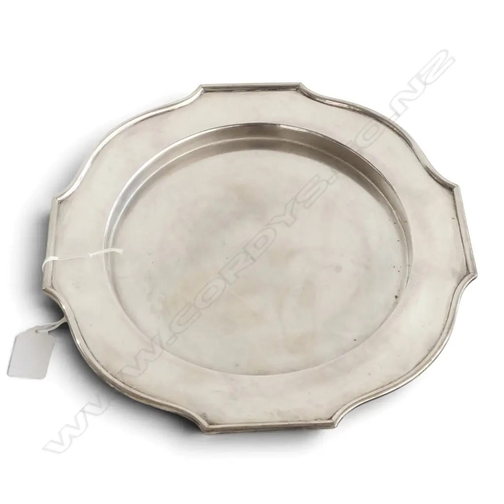 CONTINENTAL SILVER TRAY W.280mm 561gms Image 1++