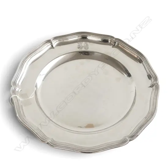 GERMAN .835 SILVER TRAY, Dia.300mm, 515gms