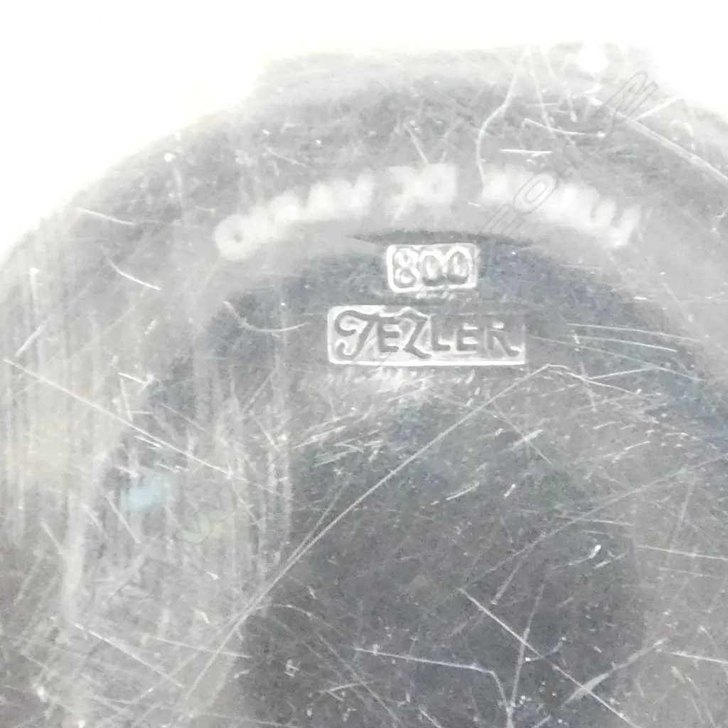 SWISS JEZLER .800 SILVER TRAY, Dia.280mm, 455gms Image 1++