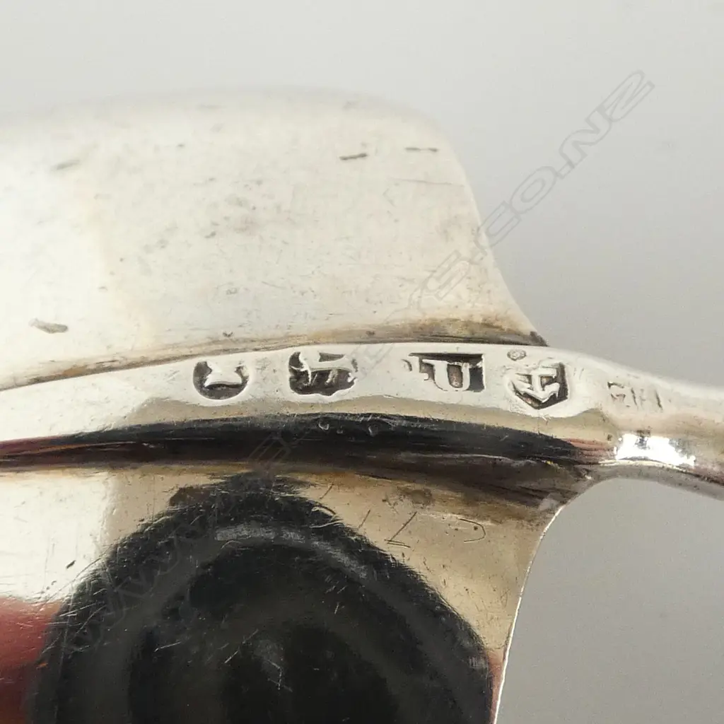 2 STG SILVER CADDY SPOONS L.130mm Image 1++