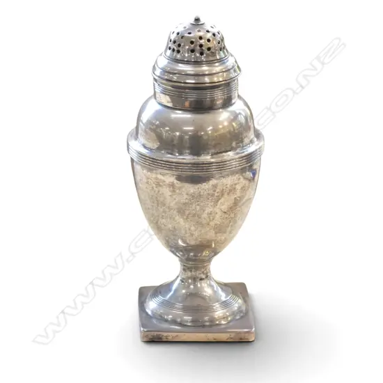 STG SILVER SIFTER, LONDON 1806 98gms