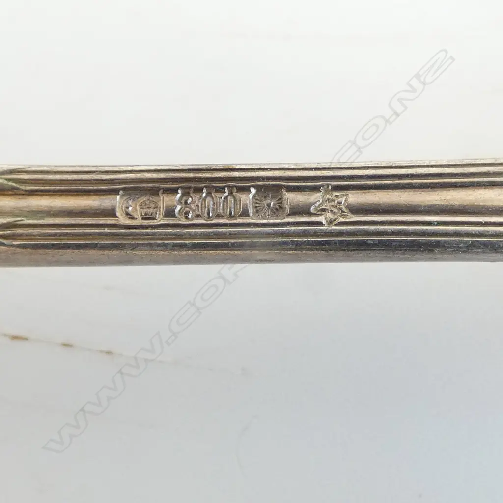 3 PCES OF GERMAN .800 SILVER CUTLERY 150gms Image 1++