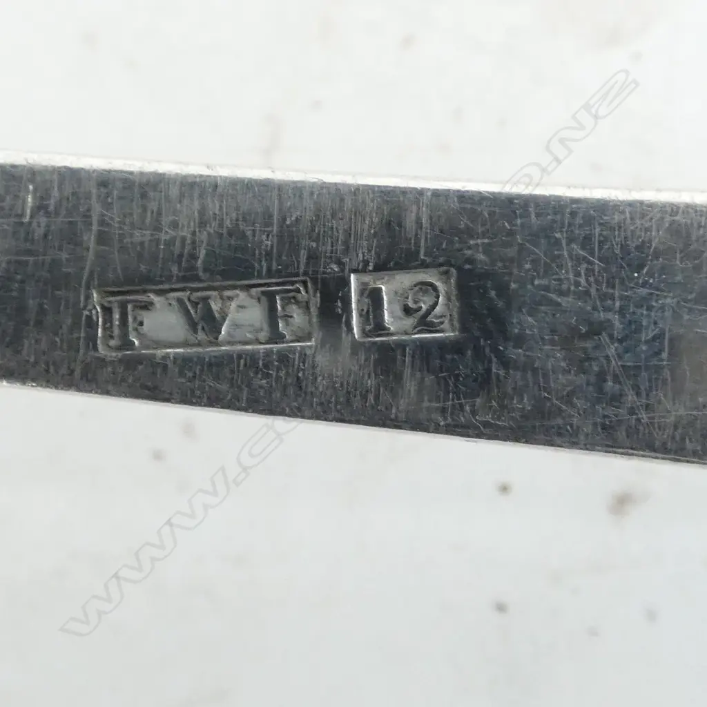 MID 19thC AUSTRO-HUNGARIAN .750 SILVER LADLE, split near rats tail, 198gms Image 1++