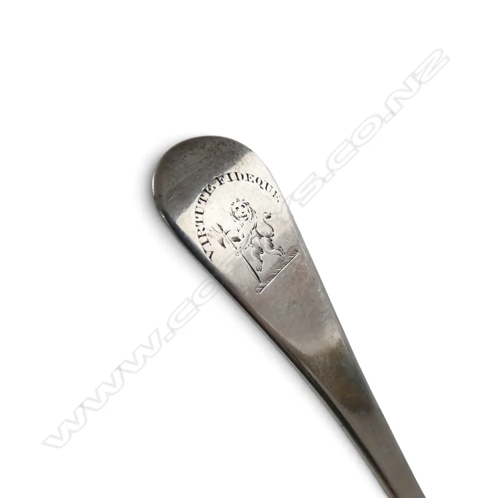GEORGIAN S/SILVER DESSERT SPOON 35.8GMS Image 1++