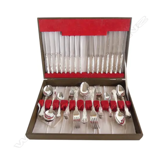 EP KINGS PATTERN CUTLERY CANTEEN W.420mm