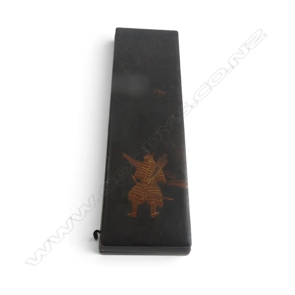 JAPANESE TANTO BLADE w. SHEATH in LACQUER box L.340mm Image 1++