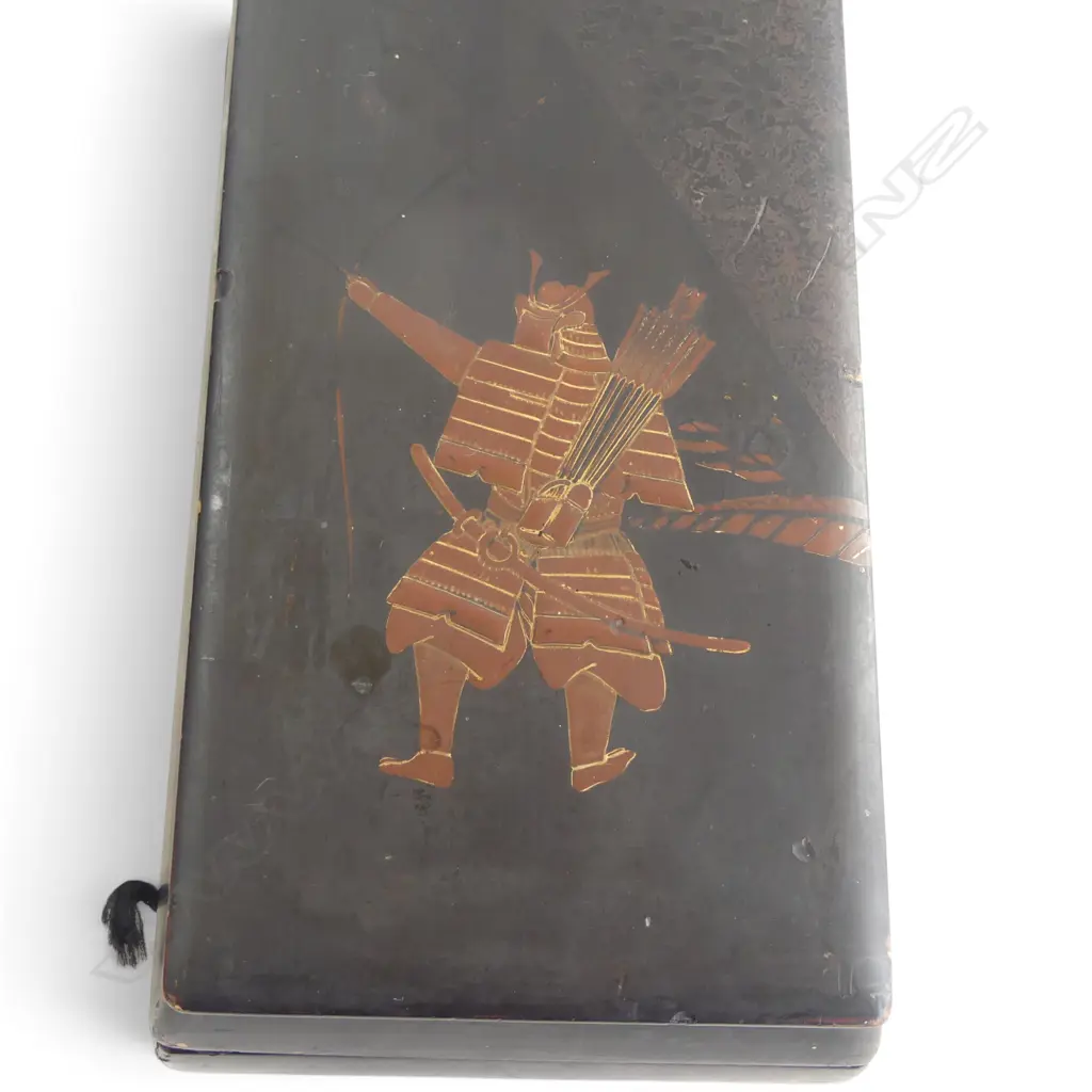 JAPANESE TANTO BLADE w. SHEATH in LACQUER box L.340mm Image 1++