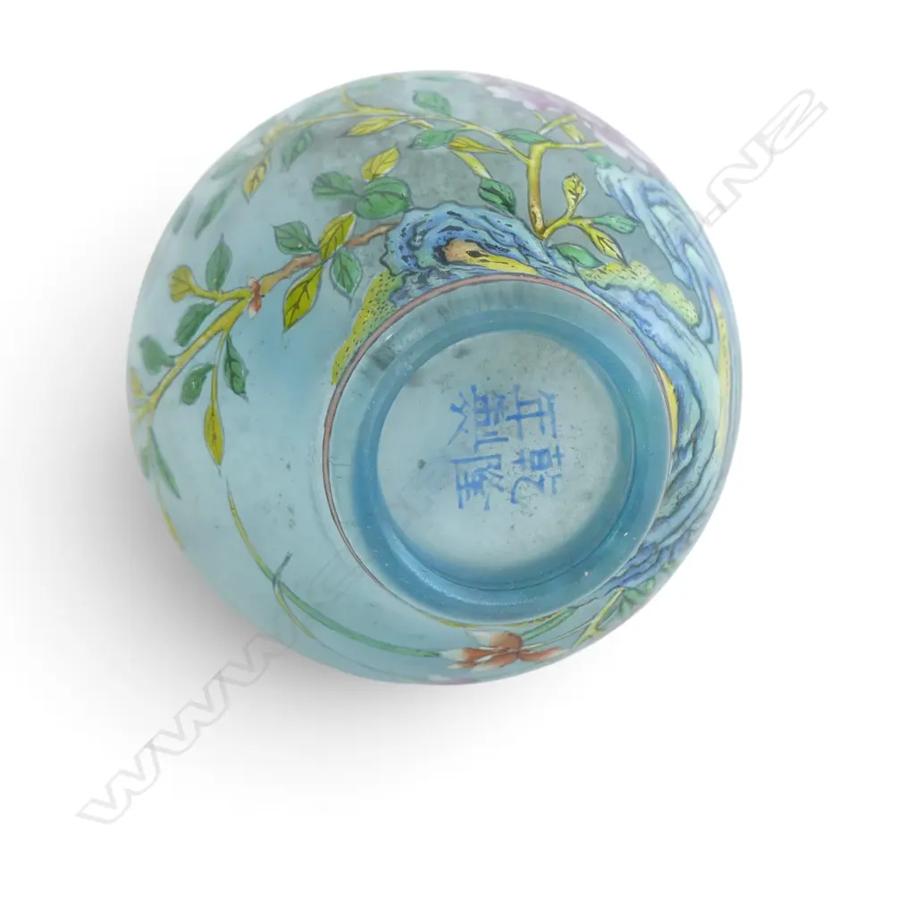 ORIENTAL GLASS VASE H.110mm Image 1++