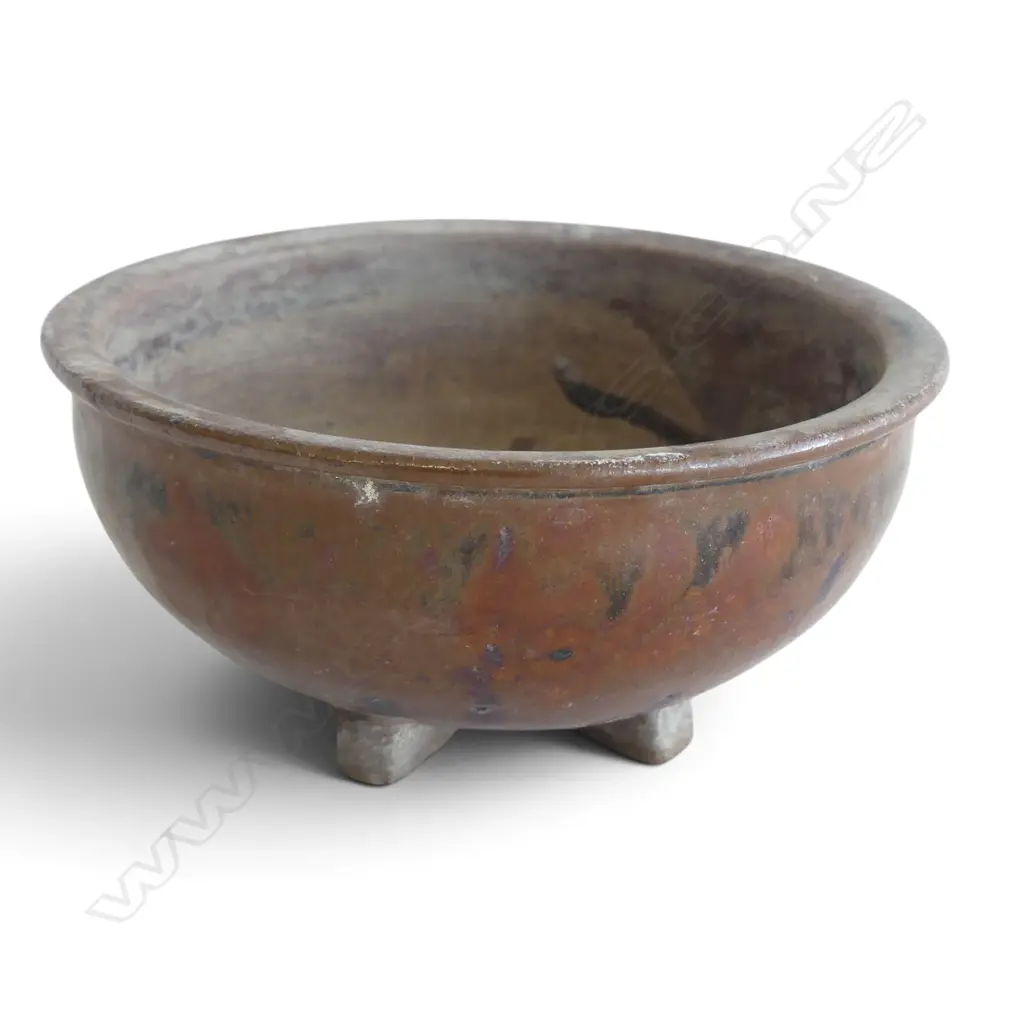 ORIENTAL INCENSE BURNER 130mm dia RIM CHIP Image 1++