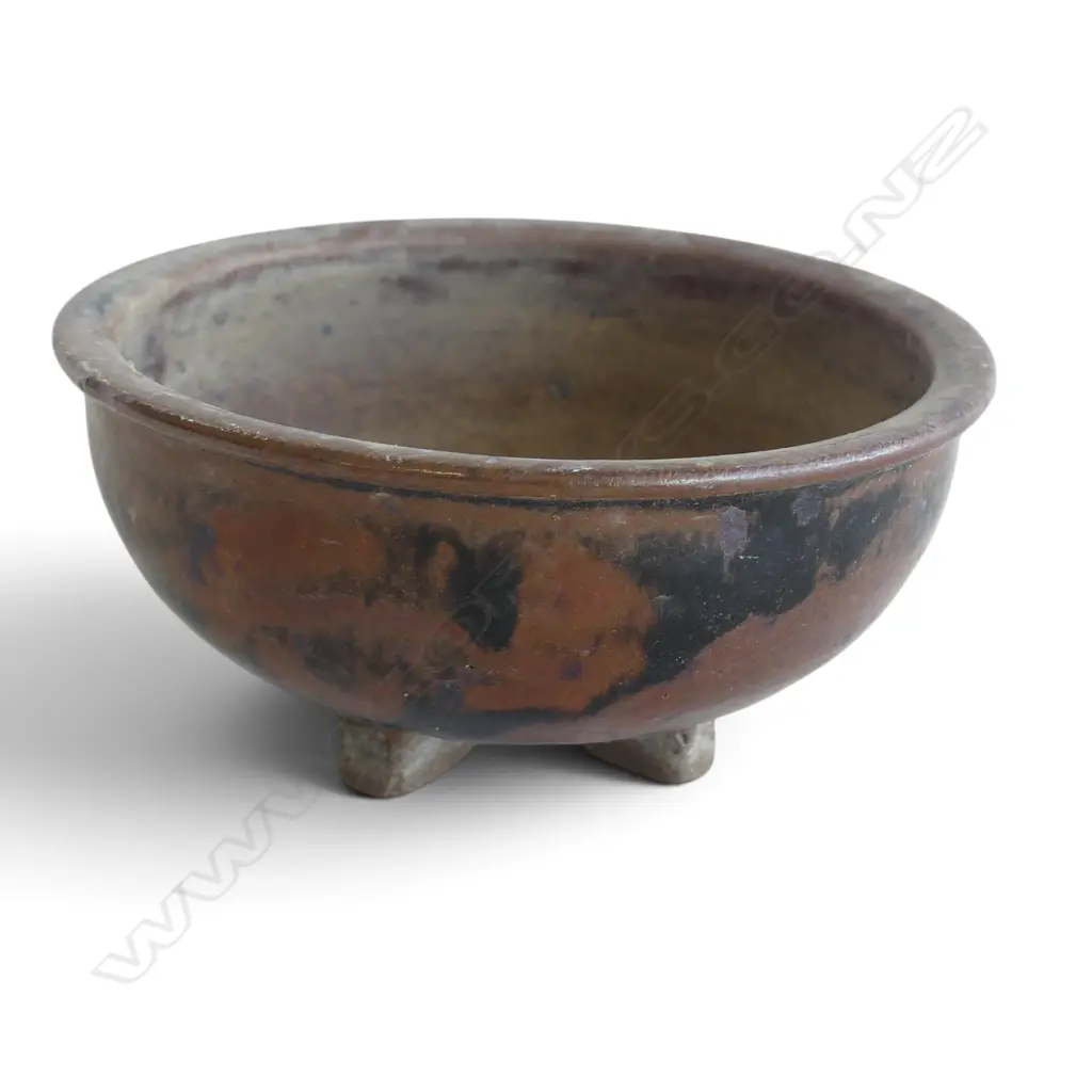 ORIENTAL INCENSE BURNER 130mm dia RIM CHIP Image 1++