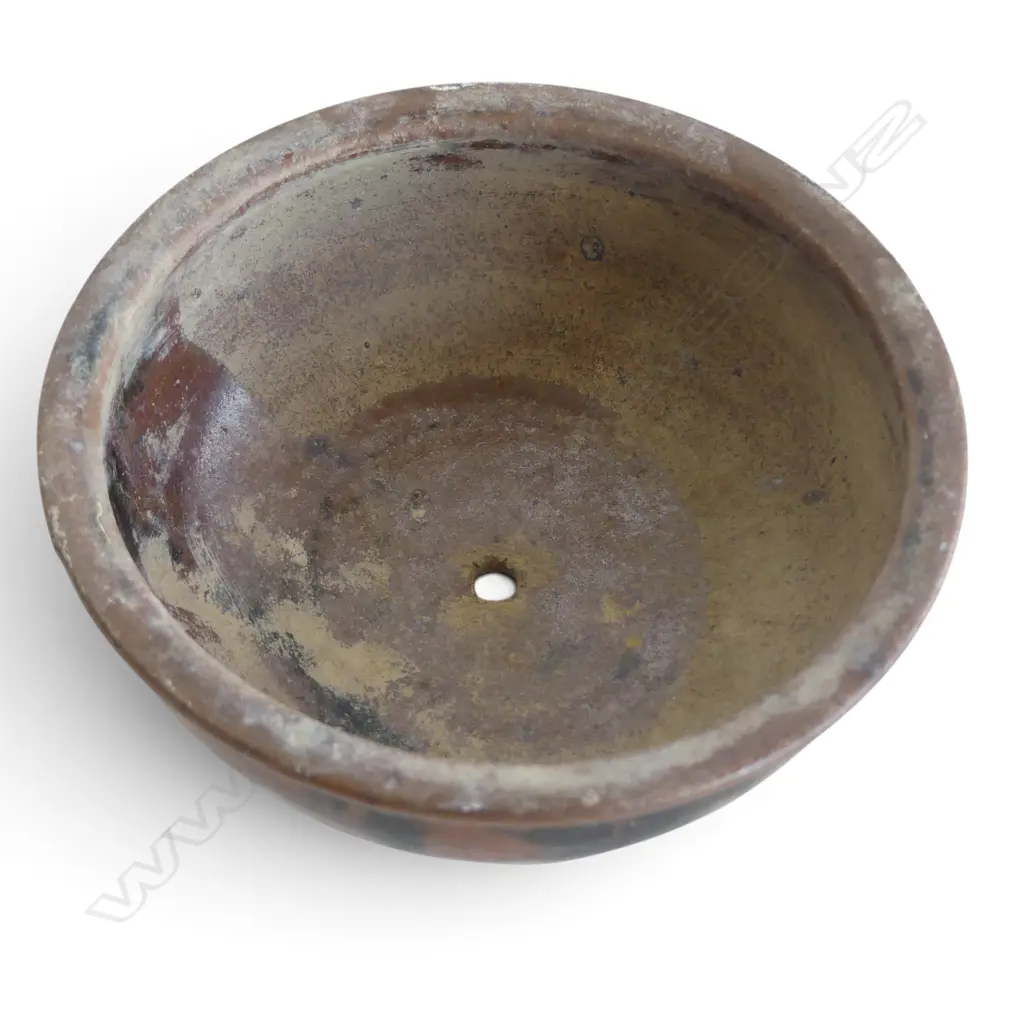 ORIENTAL INCENSE BURNER 130mm dia RIM CHIP Image 1++