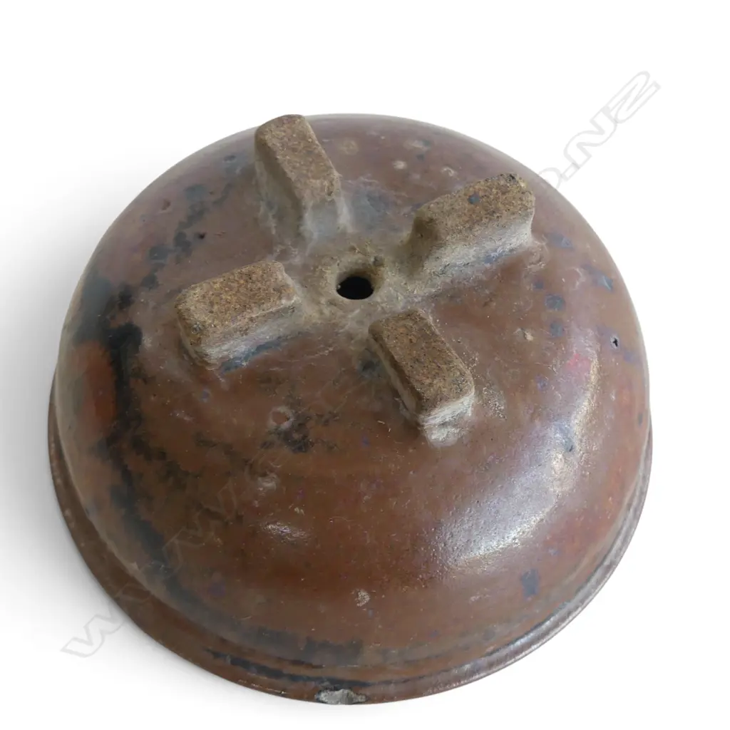 ORIENTAL INCENSE BURNER 130mm dia RIM CHIP Image 1++